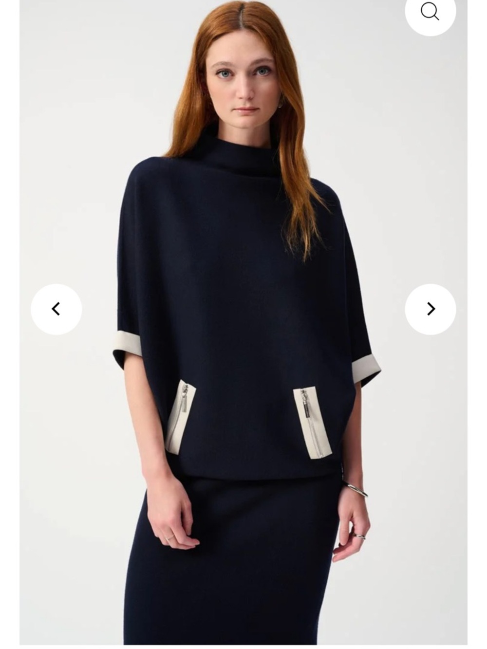 BNWT Joseph Ribkoff Cowl Neck Dolman Top